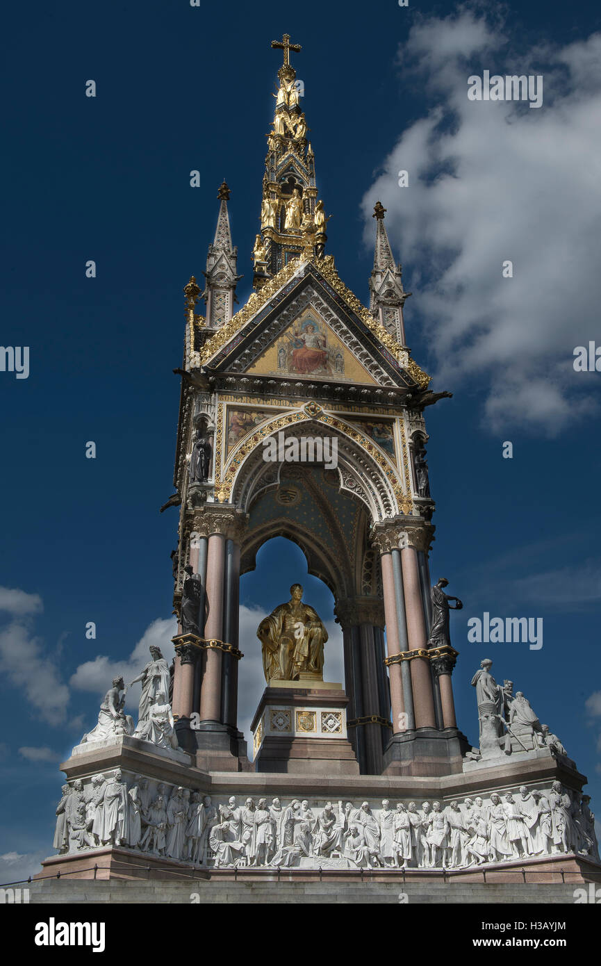 Albert Memorial London Stockfoto