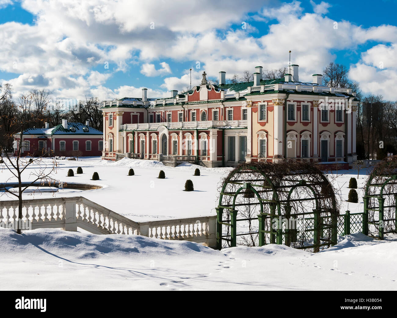 Kadriorg - der königliche Palast in Tallinn Stockfoto