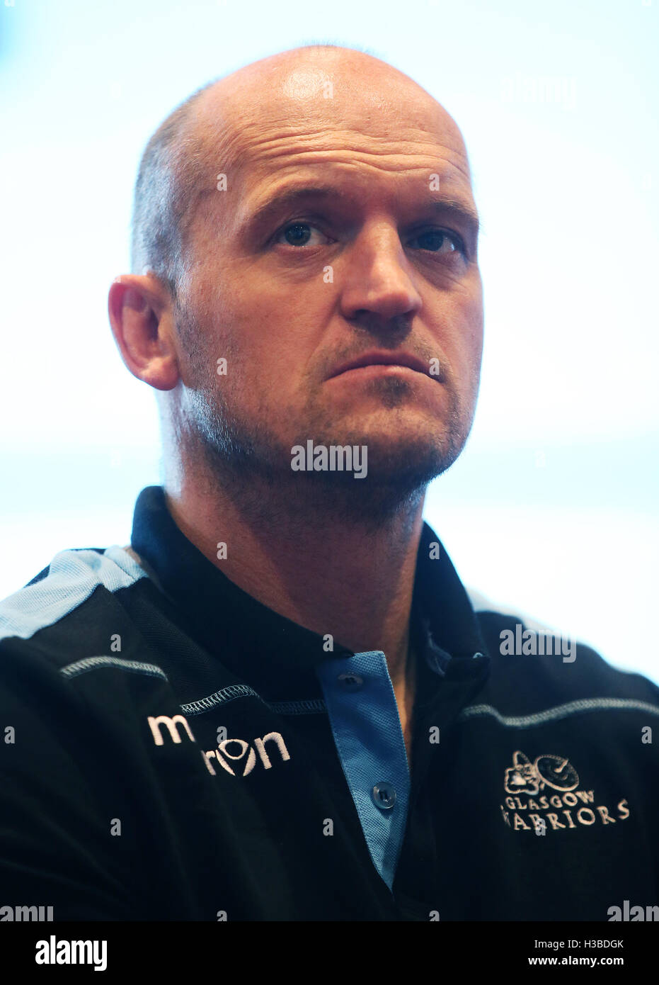 Glasgow Warriors head Coach Gregor Townsend während der European Rugby Champions Cup/Challenge Cup-Turniere, die Pro 12 Clubs in Dublin Convention Centre, Irland zu starten. PRESSEVERBAND Foto. Bild Datum: Mittwoch, 5. Oktober 2016. Bildnachweis sollte lauten: Brian Lawless/PA Wire. Einschränkungen: Nur zur redaktionellen Verwendung, nicht für kommerzielle Zwecke ohne vorherige Genehmigung kontaktieren Sie PA Bilder für weitere Informationen: Tel: + 44 (0) 115 8447447. Stockfoto