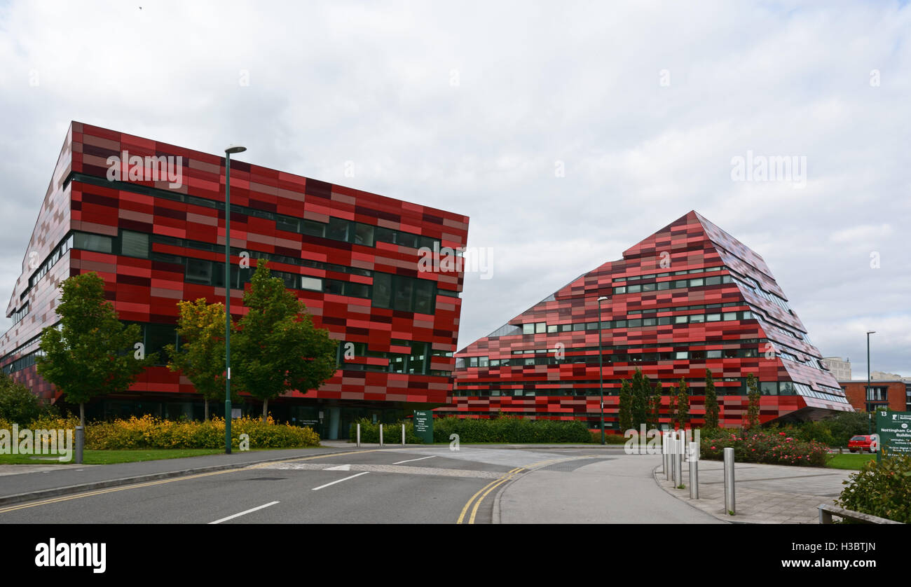 Ausstattung Gebäude, Jubilee Campus, University of Nottingham. Stockfoto