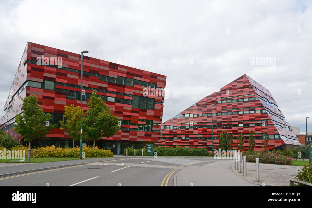 Ausstattung Gebäude, Jubilee Campus, University of Nottingham. Stockfoto