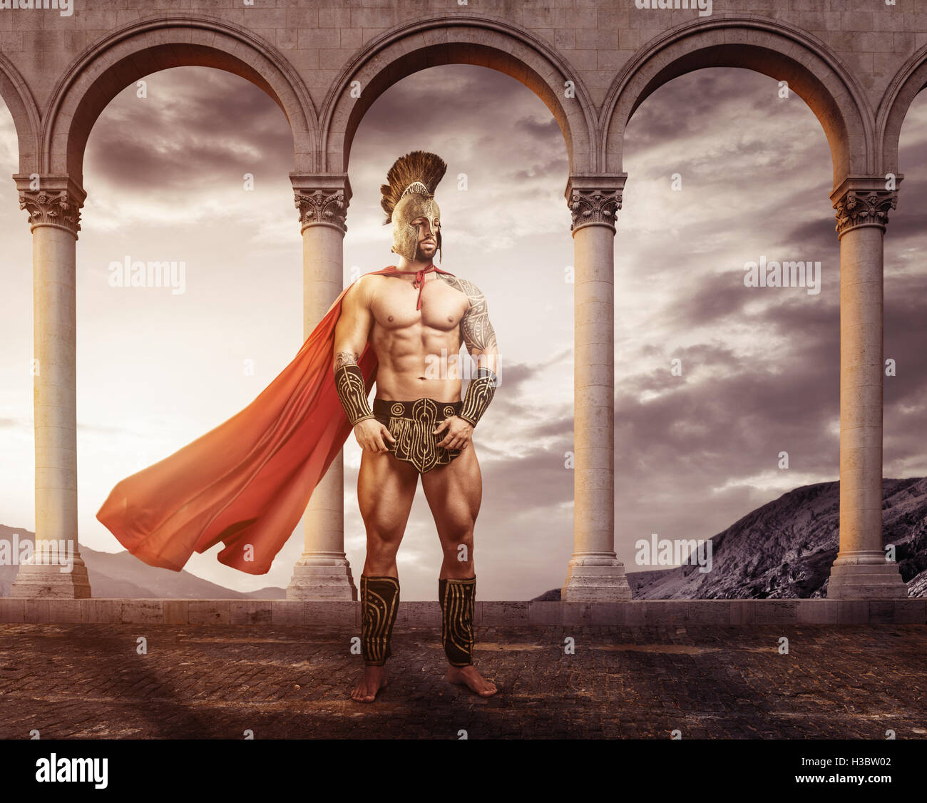 Bodybuilding, Muskelaufbau, Sport, Mann, gehärtet, Stockfoto