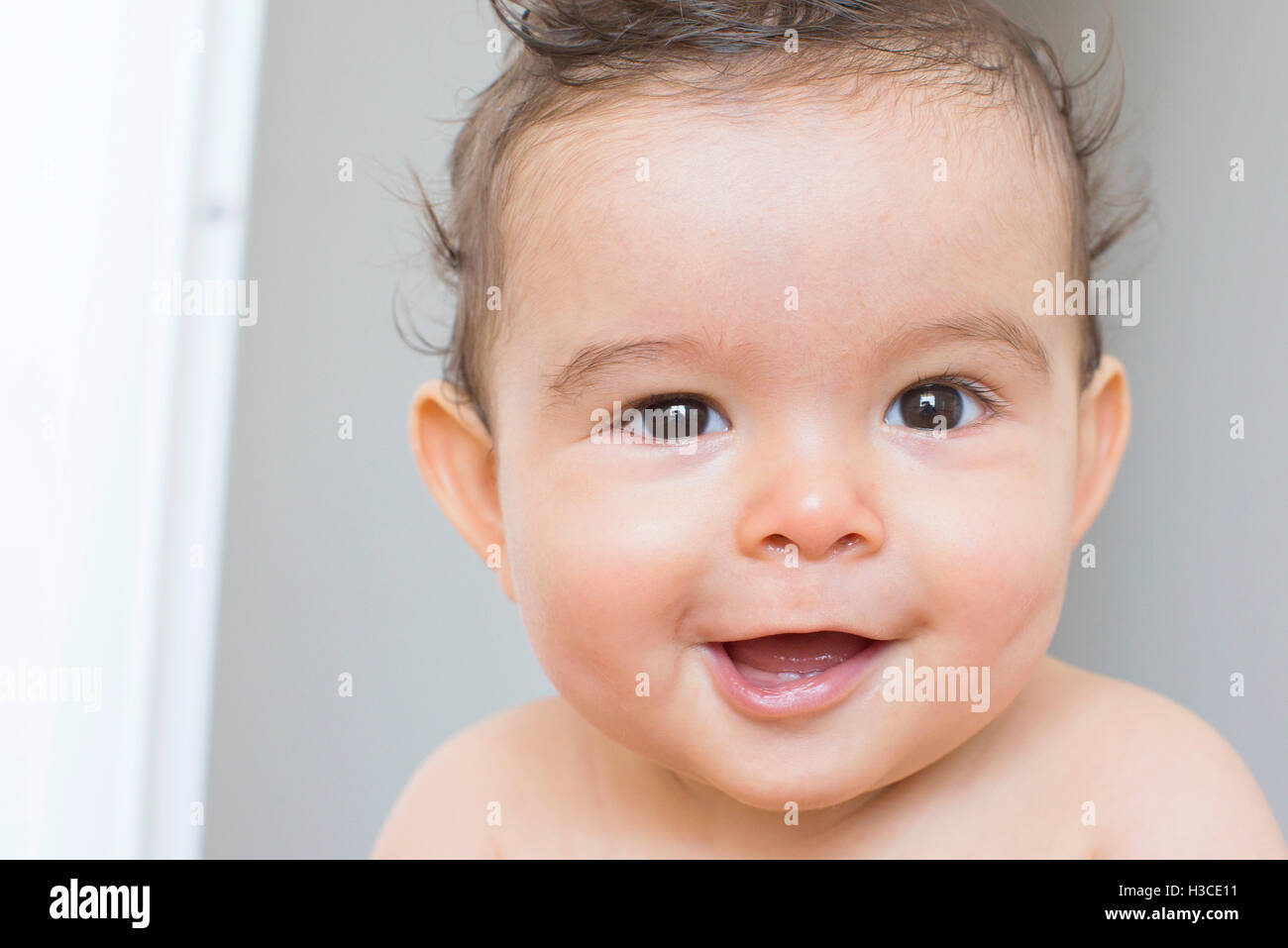 Baby, Lächeln, Porträt Stockfoto
