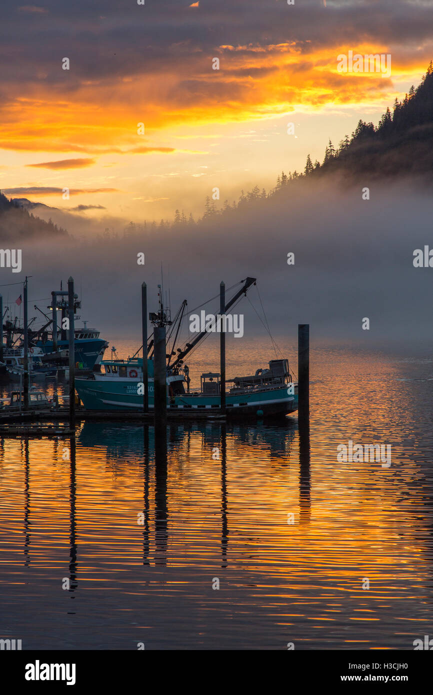 Petersburg, Alaska. Stockfoto