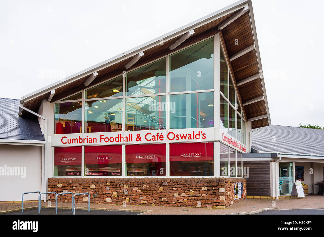 Der Cumbrian Food Hall in Penrith UK Stockfoto
