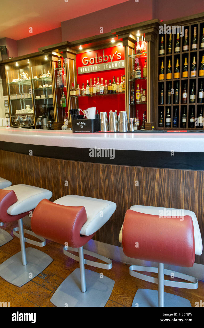 Gatsby es & Antix Cocktailbar, Park Street, Bristol, UK. Stockfoto