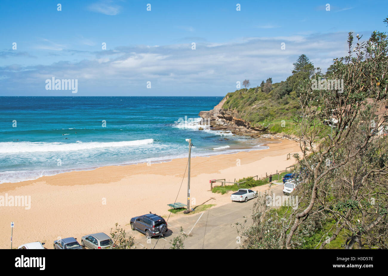 Seine Strand, nördlichen Vorort von Sydney. Australien Stockfoto