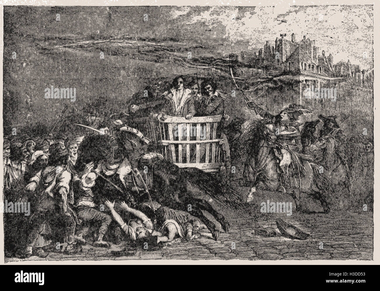 DIE LETZTEN OPFER DER SCHRECKENSHERRSCHAFT, 27 JULI, I794 Stockfoto