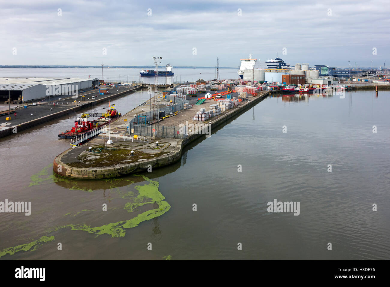 King Dock im Hafen von Hull in Kingston upon Hull, England