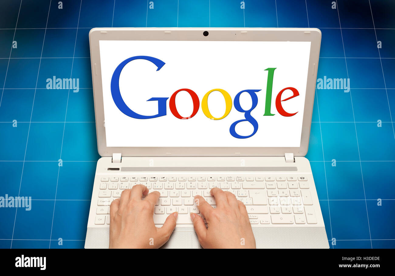 Google-logo Stockfoto