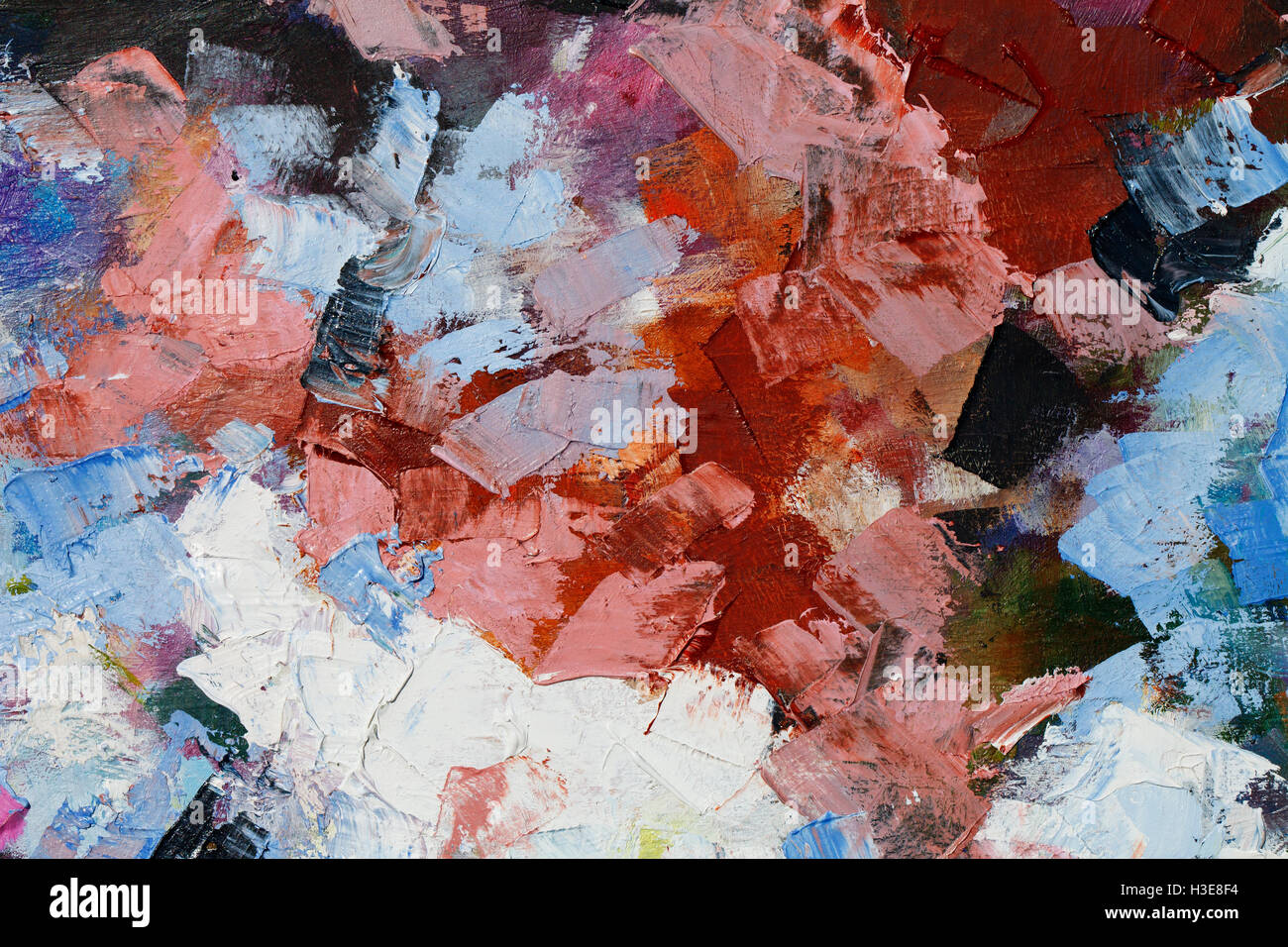 Eine Bunte Olfarbe Textur Nahaufnahme Schonen Hintergrund Kunst Stockfotografie Alamy