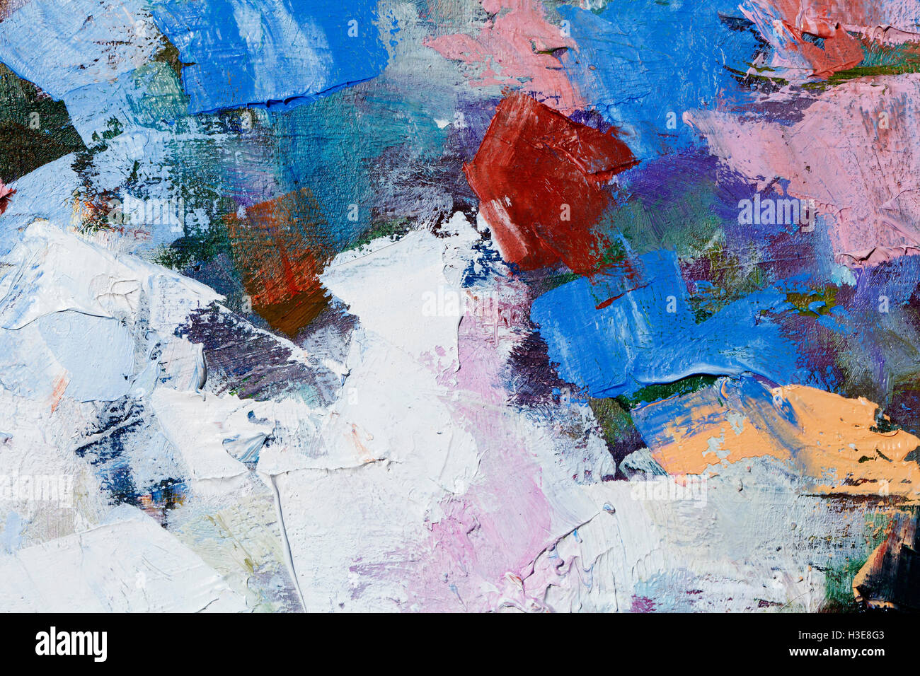 Eine Bunte Olfarbe Textur Nahaufnahme Schonen Hintergrund Kunst Stockfotografie Alamy