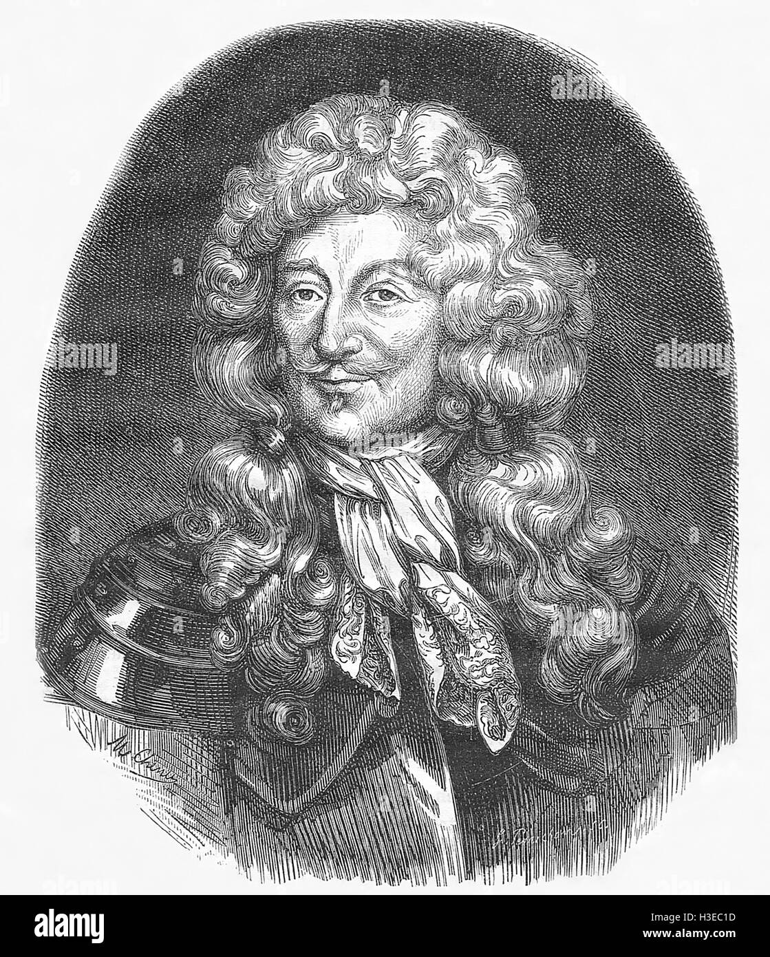 Französischer Marineoffizier ABRAHAM DUQUESNE (c 1610-1688) Stockfoto