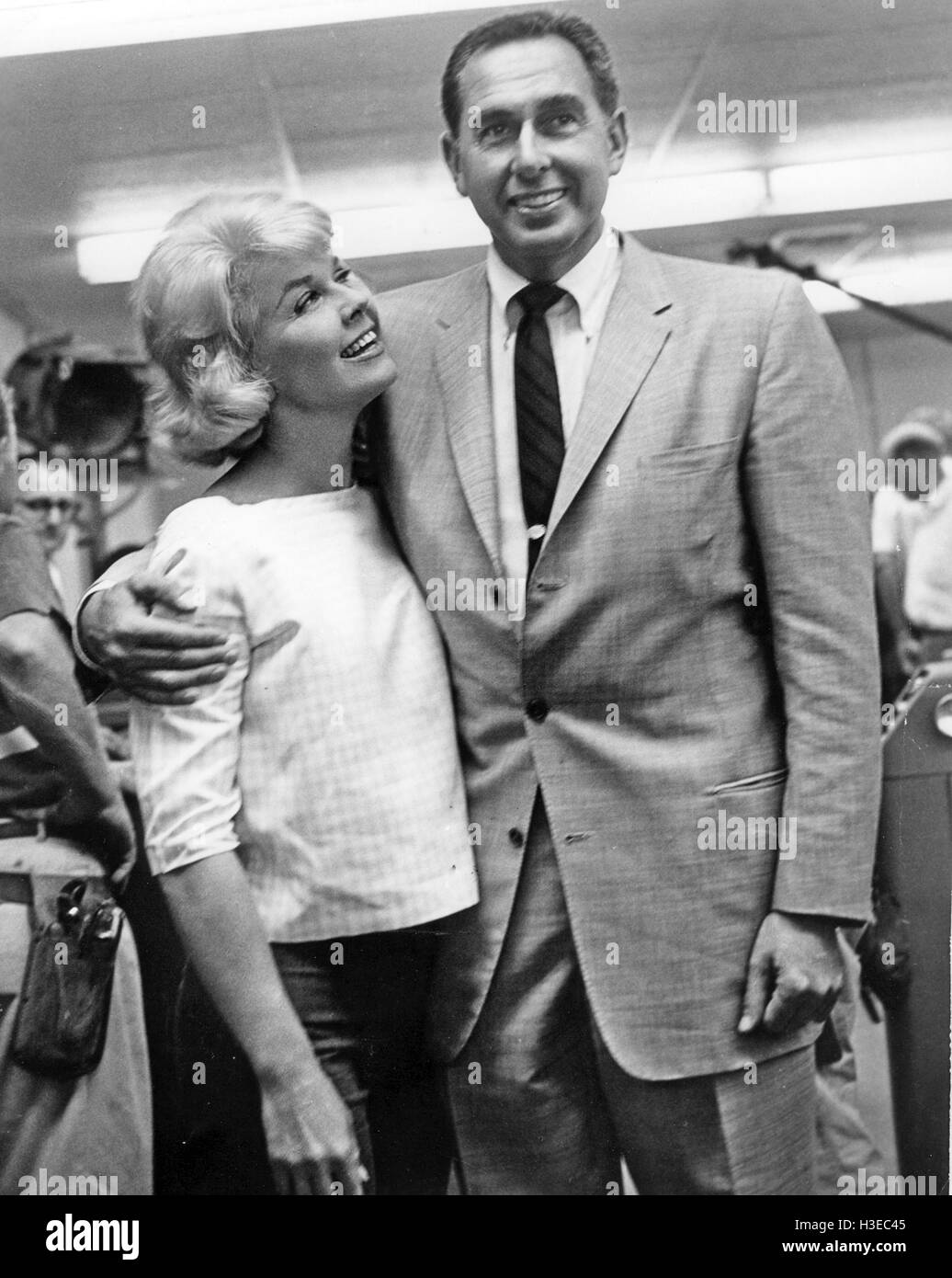 DORIS DAY mit Ehemann Marty Melcher über 1955 Stockfoto