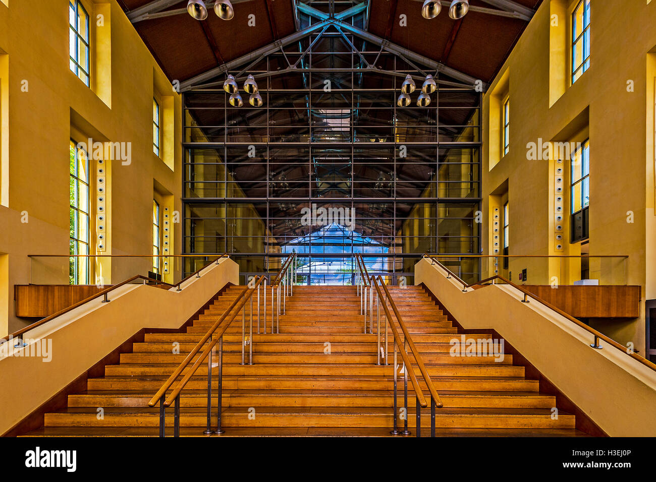Italien Emilia Romagna Parma Auditorium Paganini Prejected von Renzo Piano Stockfoto