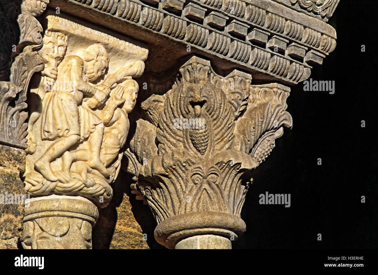 Piemont Avigliana Sant'Ambrogio e Chiusa di San Michele Sacra di San Michele Zodiac Portal Stockfoto