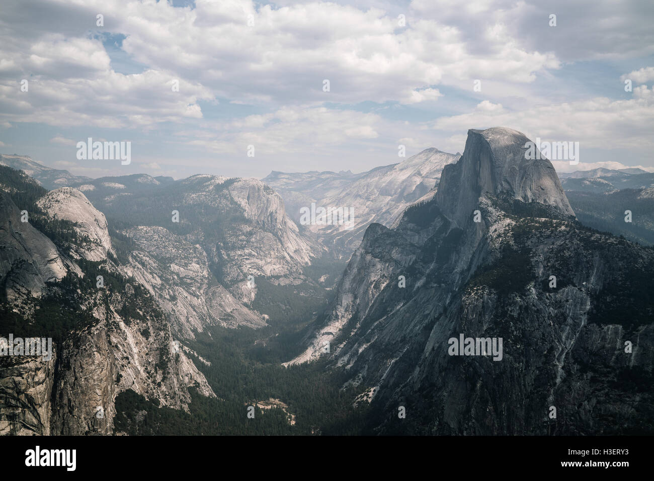 Half Dome - Yosemite-Nationalpark Stockfoto