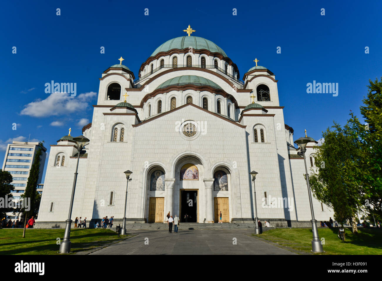 Serbisch orthodoxe kirche des heiligen sava Stockfotos und bilder Kaufen Alamy