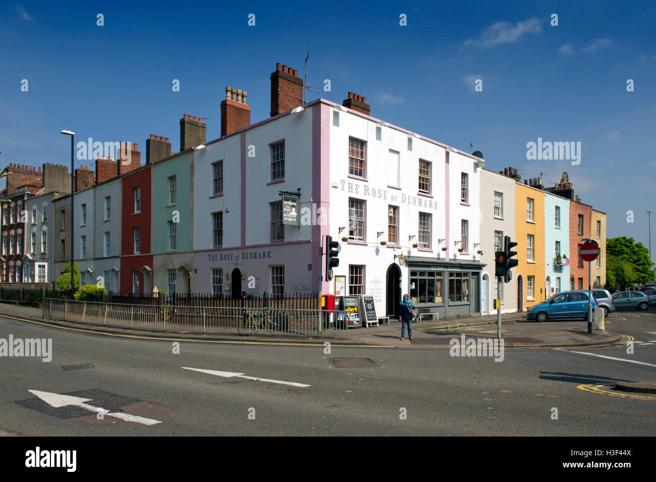 "Rose of Denmark" Wirtshaus in Hotwells, Bristol, UK. Stockfoto