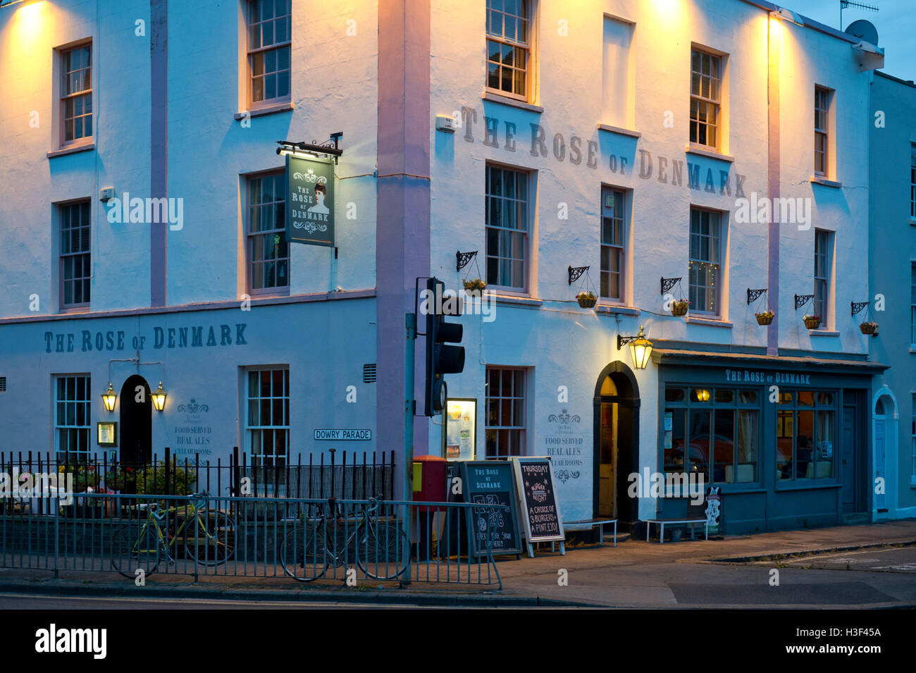 "Rose of Denmark" Wirtshaus in Hotwells, Bristol, UK. Stockfoto