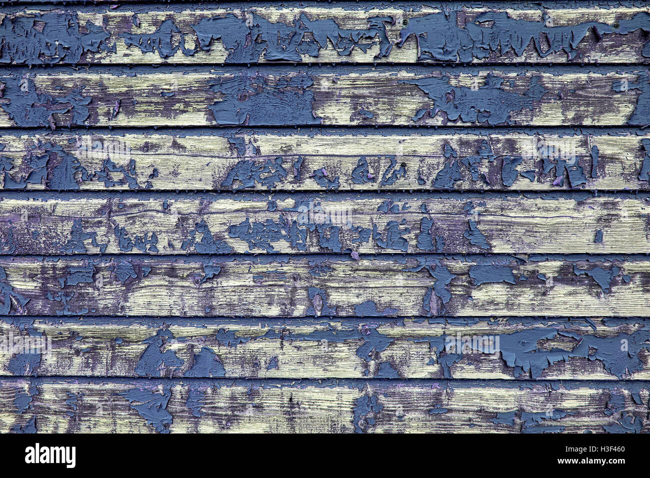 Blau, alte Bretter, einen Hintergrund oder Textur Stockfoto