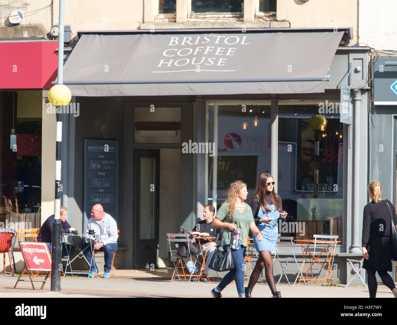 Ansichten rund um die Stadt Bristol England UK Bristol Coffee House Cafe Stockfoto