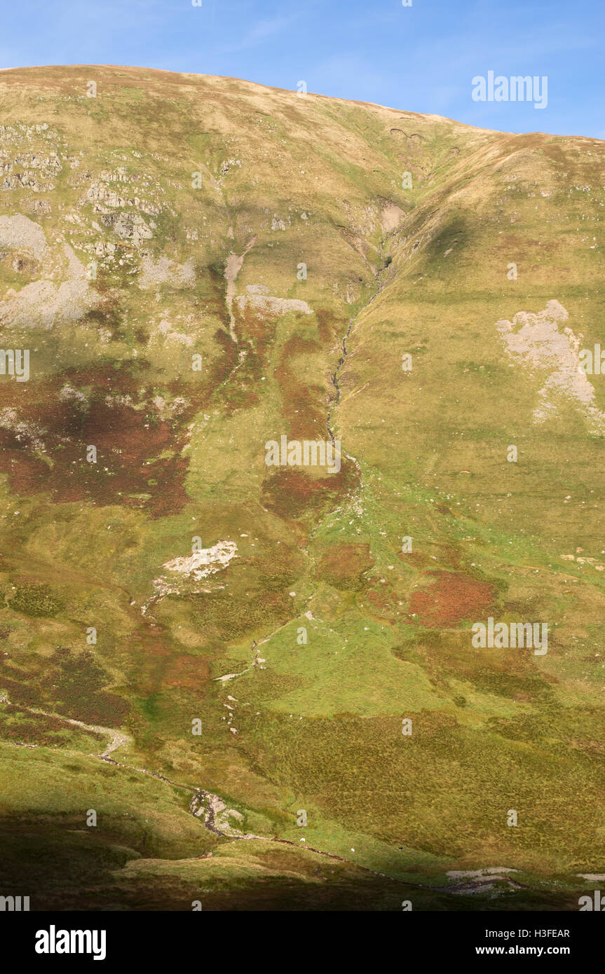 Glencoyne Head und Scot Felsen, in der Nähe von Glenridding, Cumbria, England, UK Stockfoto