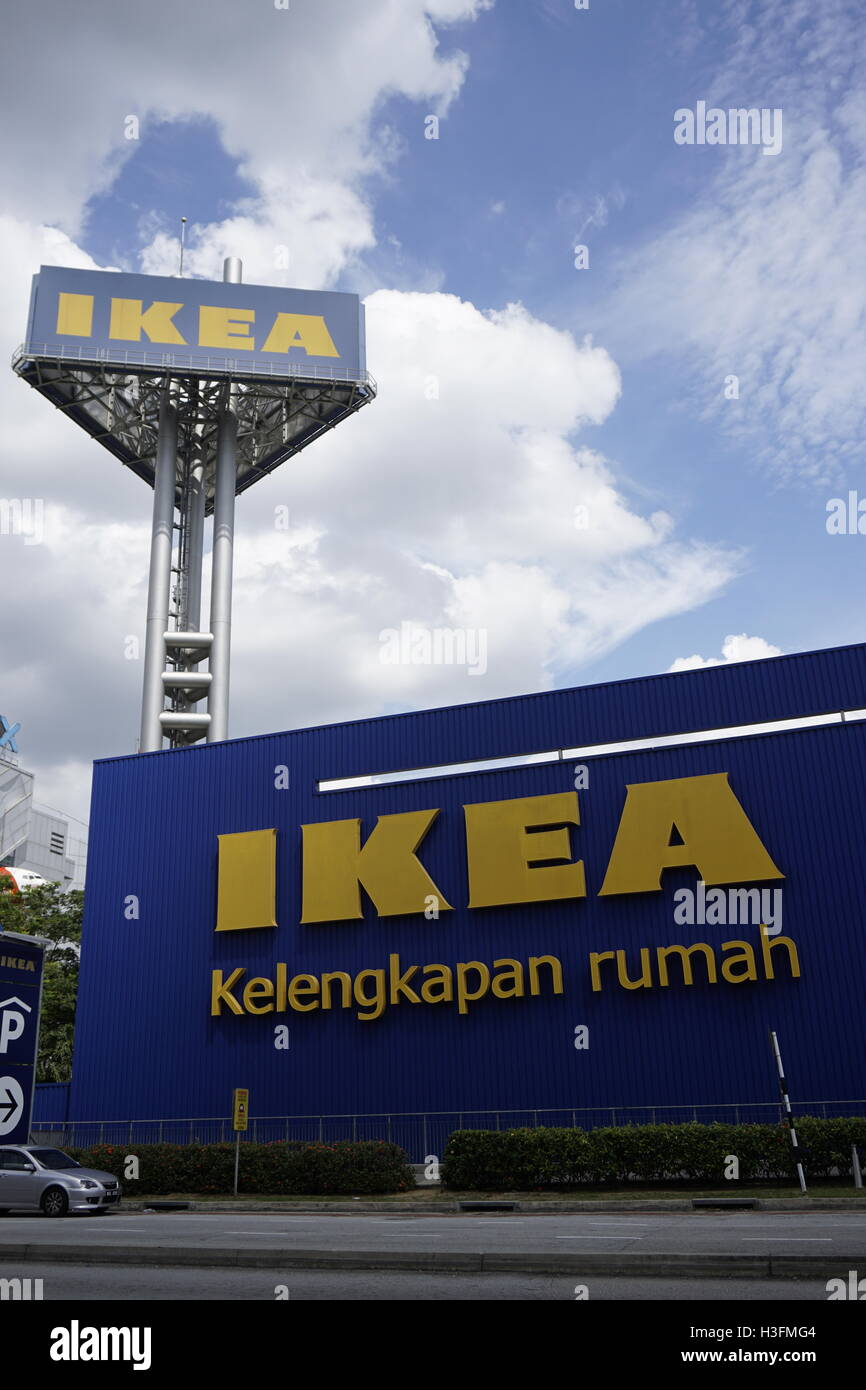 Heimtextilien bei IKEA in Damansara, Malaysia Stockfoto