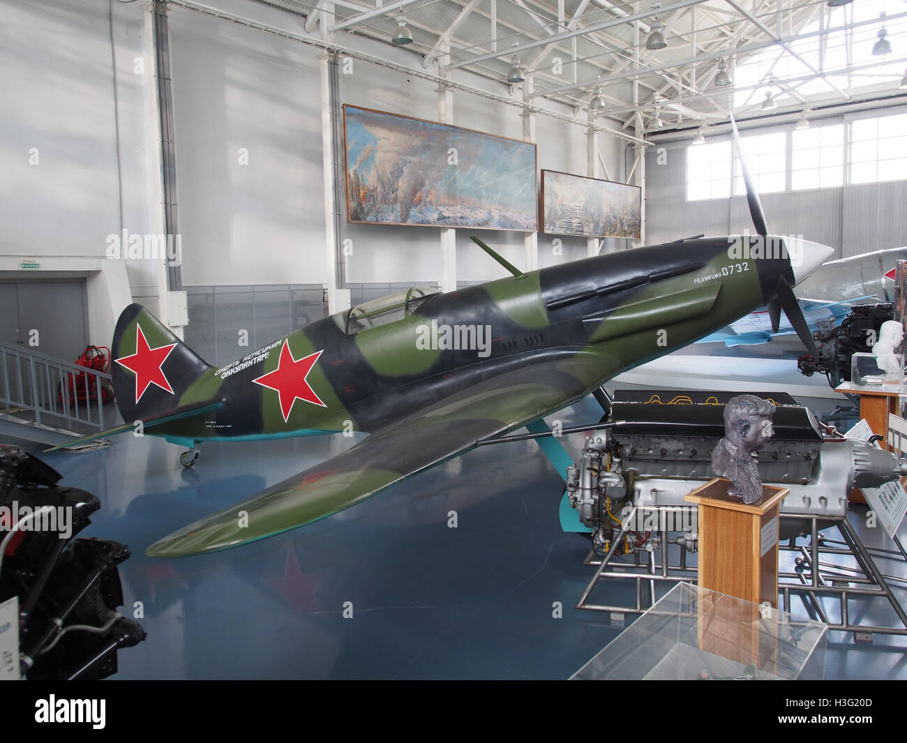 Die Mikoyan-Gurevich MiG-3 war ein sowjetisches Kampfflugzeug, das während des Zweiten Weltkriegs eingesetzt wurde und für seine Leistung im Luftkampf bekannt war. Stockfoto