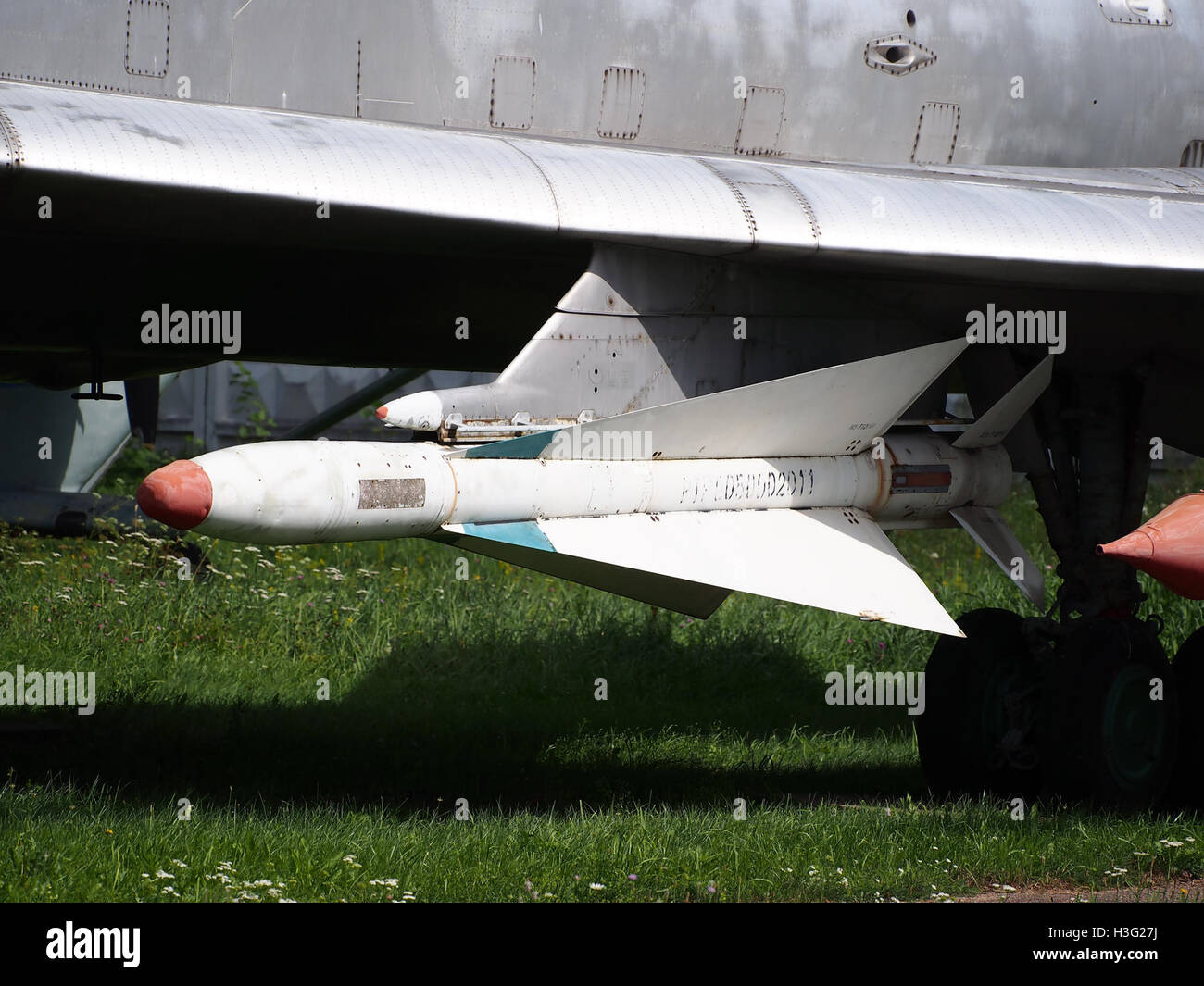 Tupolew Tu128 an Central Air Force Museum Monino pic2 Stockfotografie