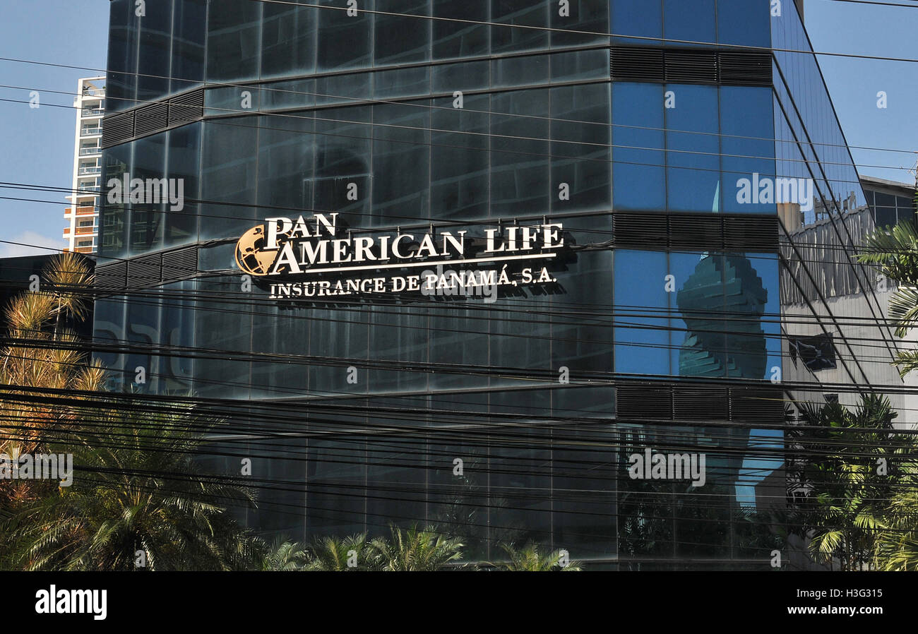 Pan American Life Insurance de Panama S.A. Panama City-Panama Stockfoto