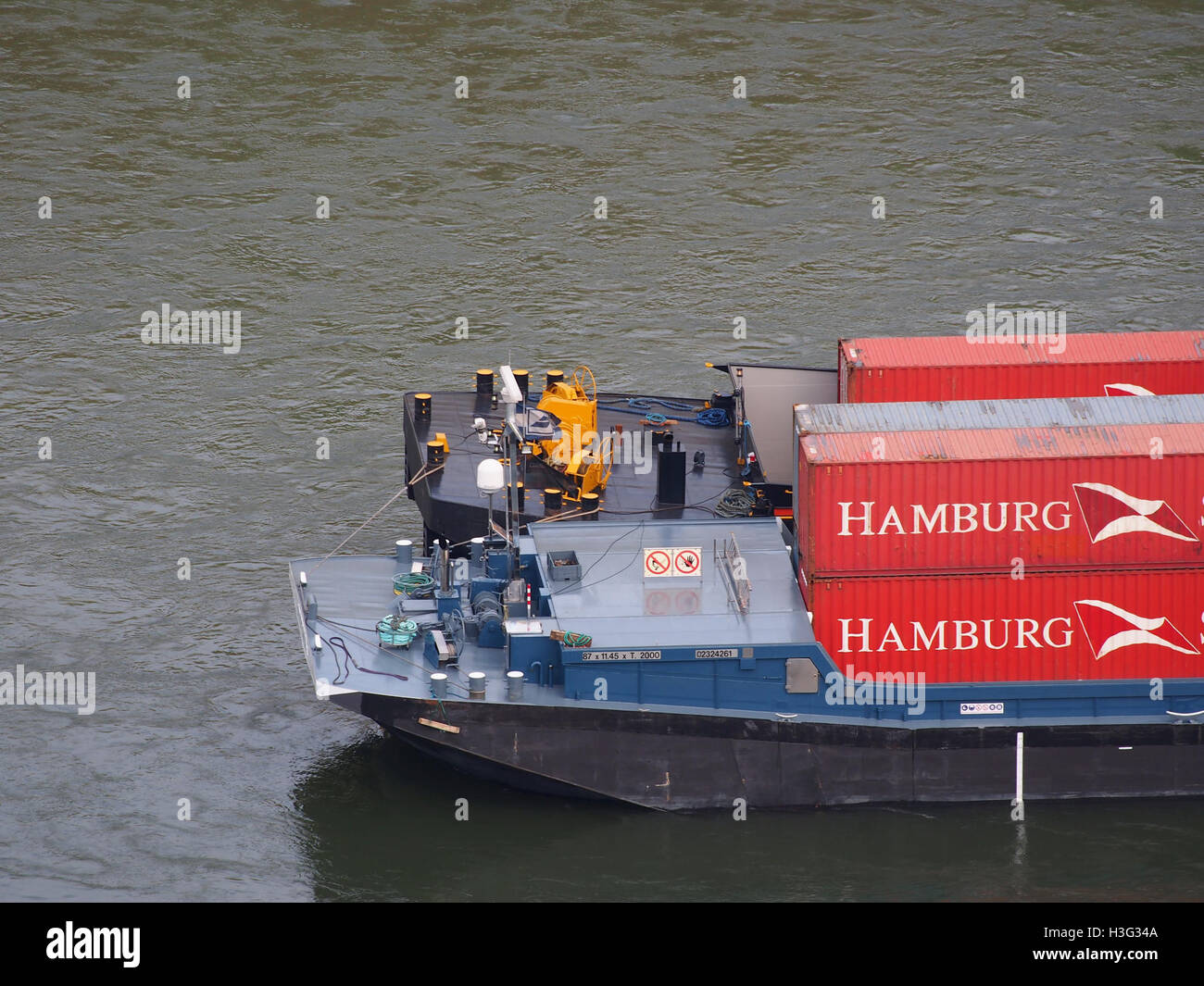 Anroma II (Ship, 1999), ENI 02324261, Loreley, Der Rhein pic1 Stockfoto