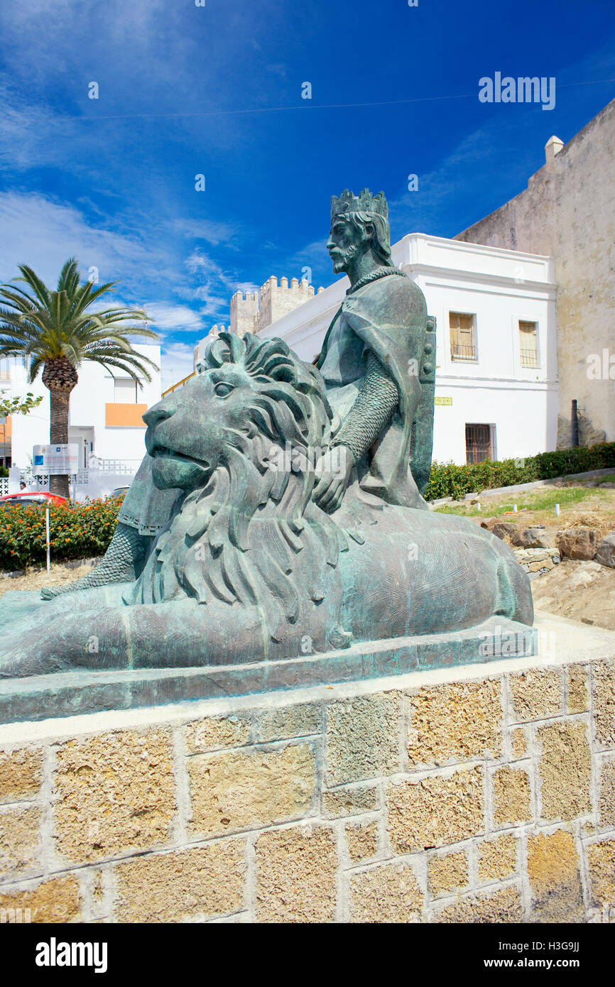 Denkmal, Tarifa, Cadiz Provinz. Andalusien, Spanien. Europa Stockfoto