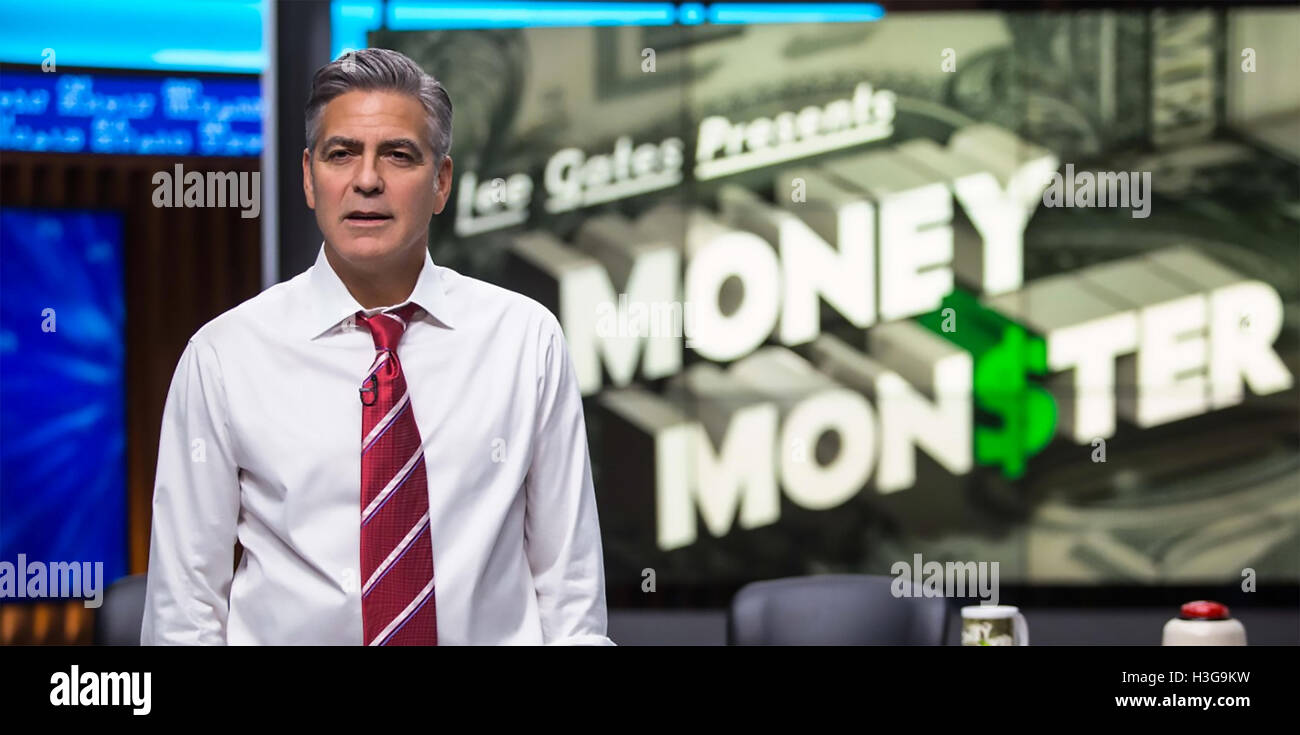 Geld MONSTER 2016 TriStar Film mit George Clooney Stockfoto
