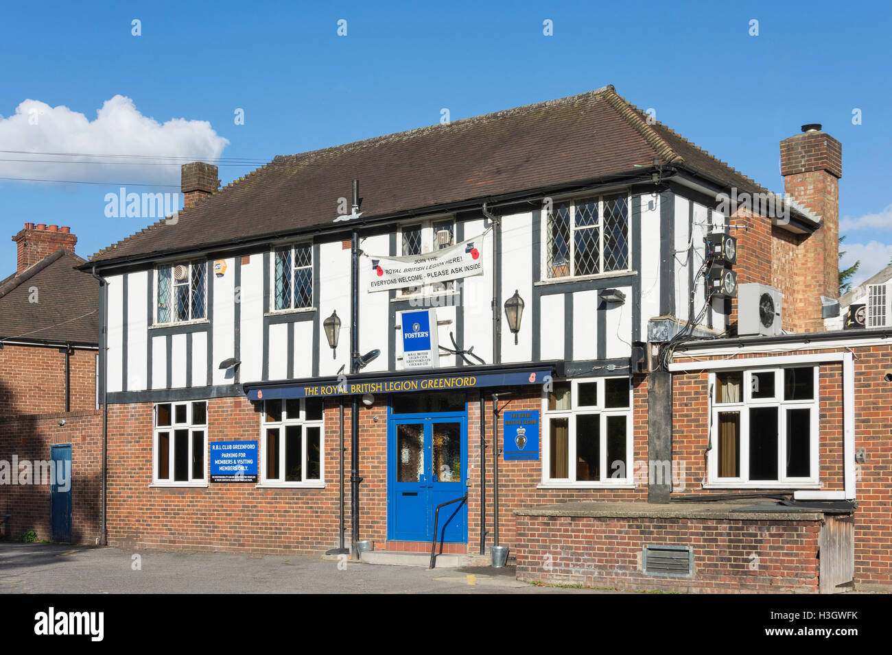 Die Royal British Legion Club, Oldfield Lane, Greenford, London Borough of Ealing, Greater London, England, Vereinigtes Königreich Stockfoto