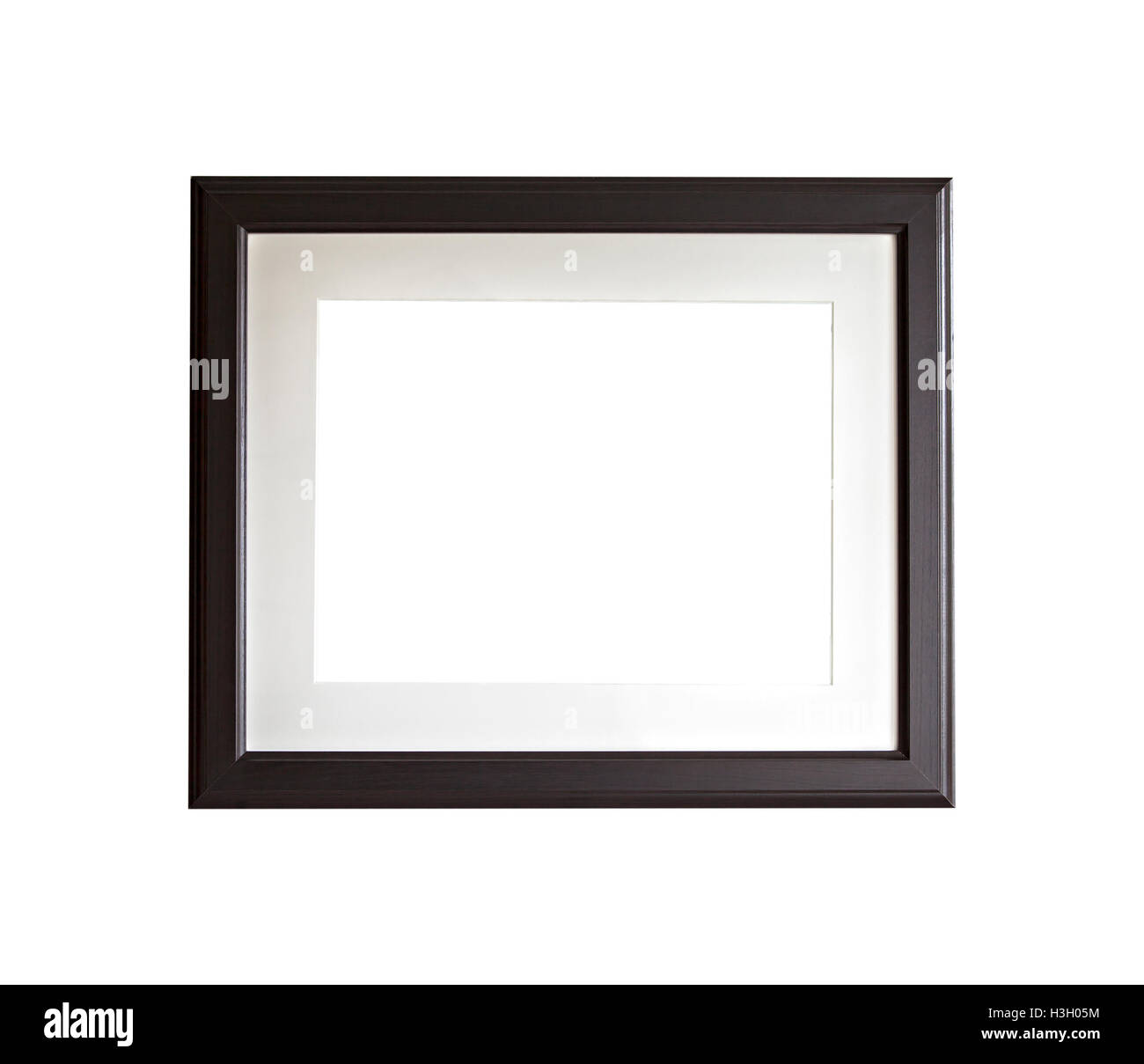 Bild des mock-up in schwarz. Isoliert. Stockfoto