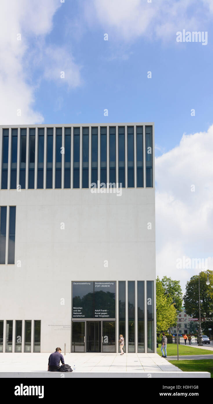 München, München: NS-Dokumentationszentrum (Dokumentationszentrum für die Geschichte des Nationalsozialismus), Oberbayern, obere Bavari Stockfoto