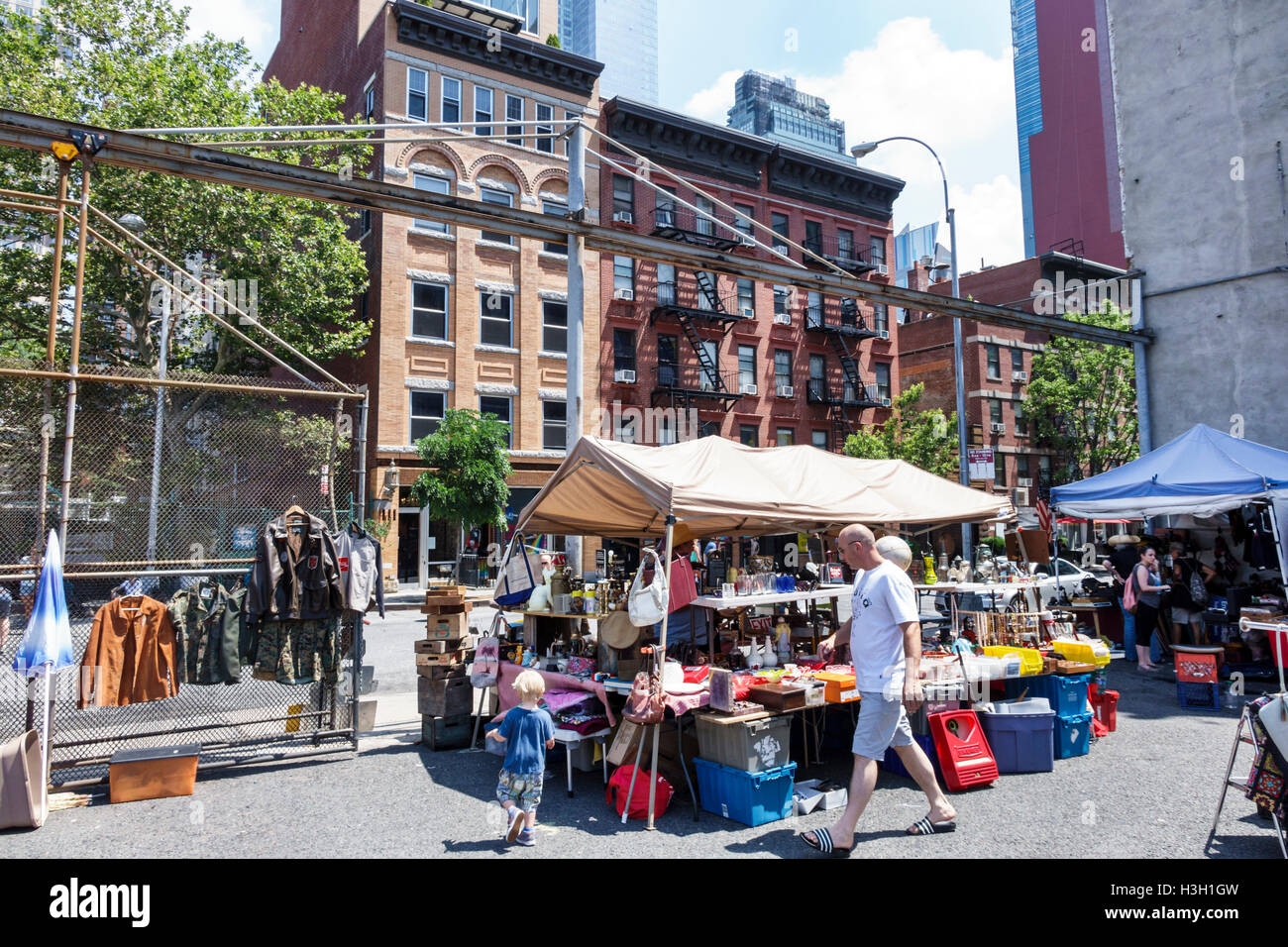Manhattan New York City Nyc Ny Hell S Kitchen Hell Kuche Flohmarkt