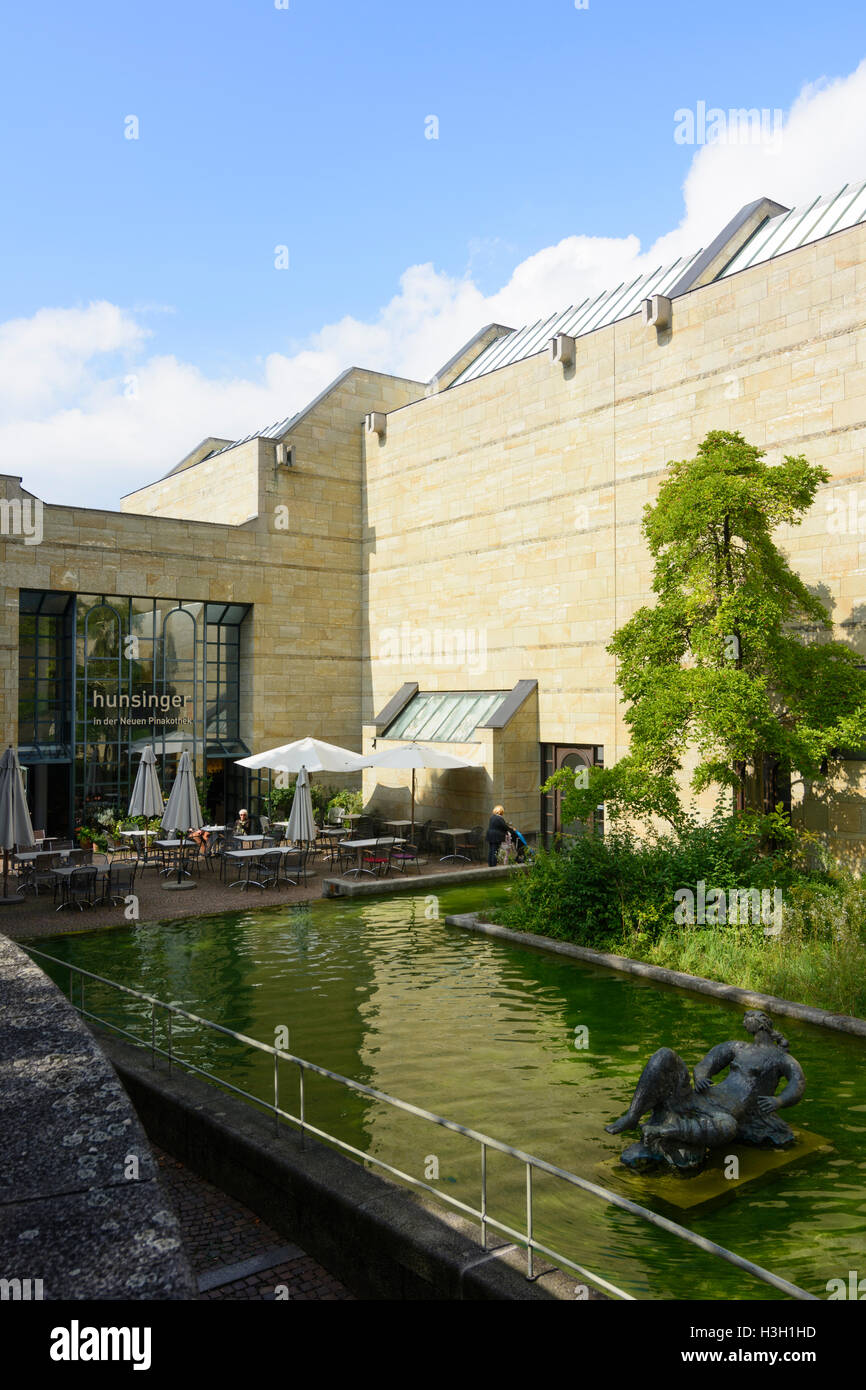 München, München: Neue Pinakothek (Neue Pinakothek), Oberbayern, Oberbayern, Bayern, Bayern, Deutschland Stockfoto