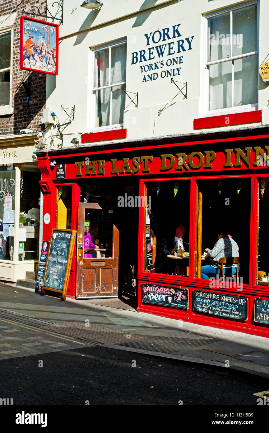 Die Last Drop Inn, Colliergate, York Stockfoto