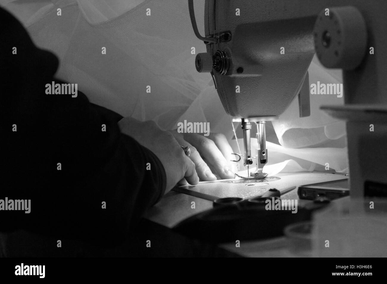 Cardiff, Wales. 16. November 2015. Fotografien Näherinnen im Stadtzentrum von Cardiff. © AimeeHerd Freelance Stockfoto