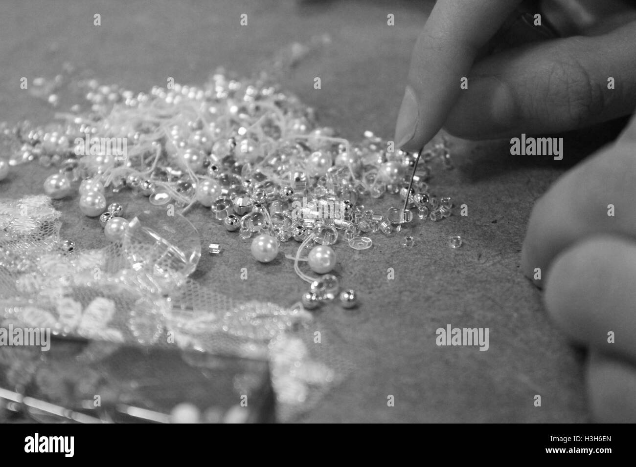 Cardiff, Wales. 16. November 2015. Fotografien Näherinnen im Stadtzentrum von Cardiff. © AimeeHerd Freelance Stockfoto