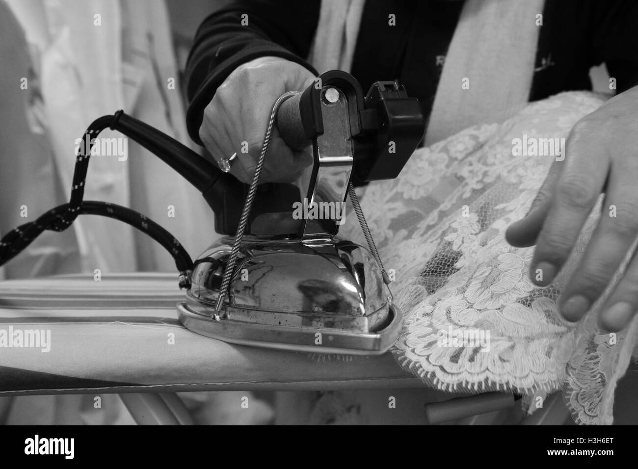 Cardiff, Wales. 16. November 2015. Fotografien Näherinnen im Stadtzentrum von Cardiff. © AimeeHerd Freelance Stockfoto