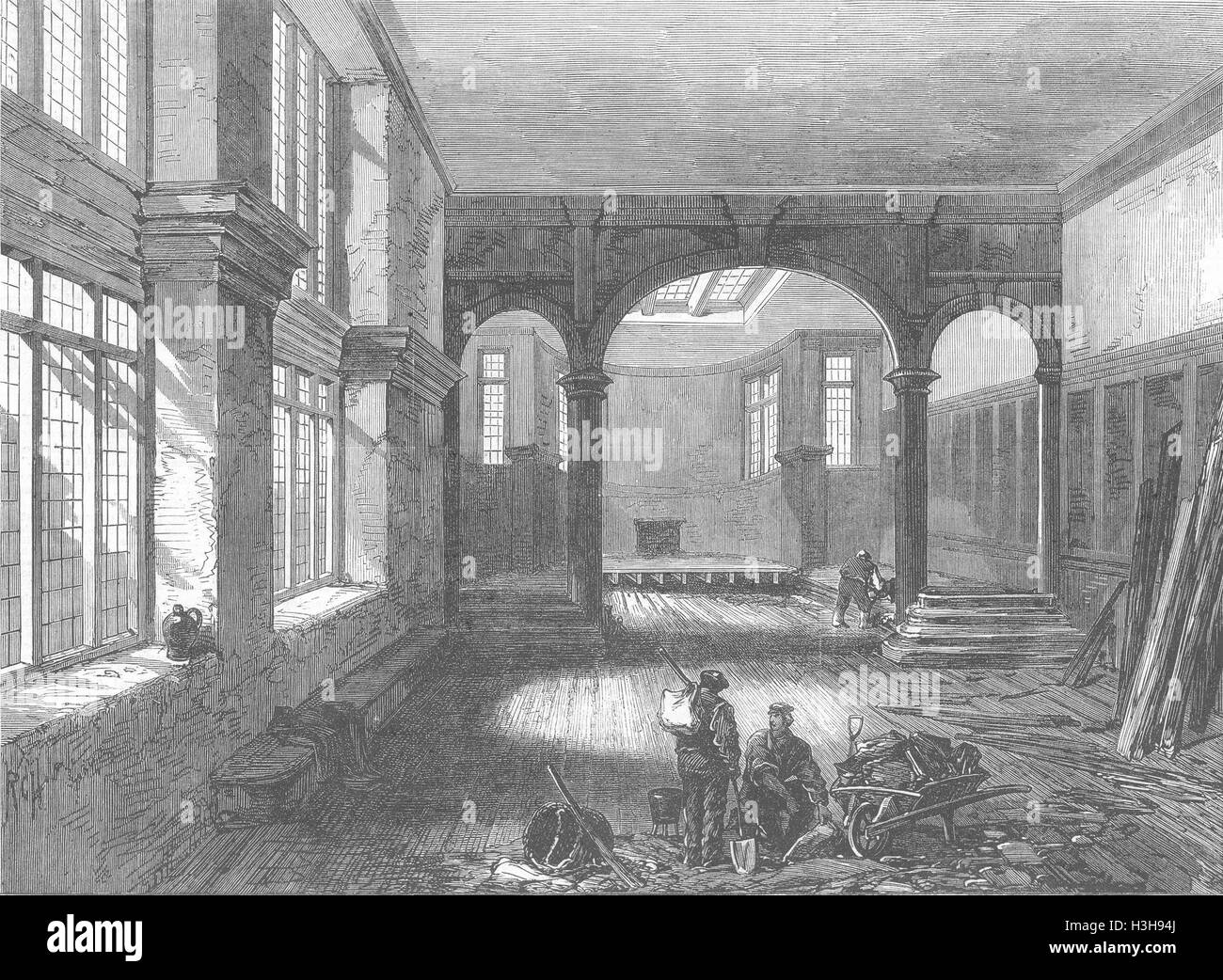 Londoner Ärzte Commons Admiralität Ct 1867. Illustrierte London News Stockfoto