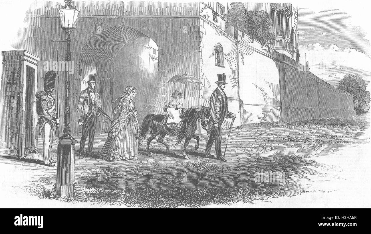 BERKS HRH Prinzessin Helen-, Windsor 1847. Illustrierte London News Stockfoto