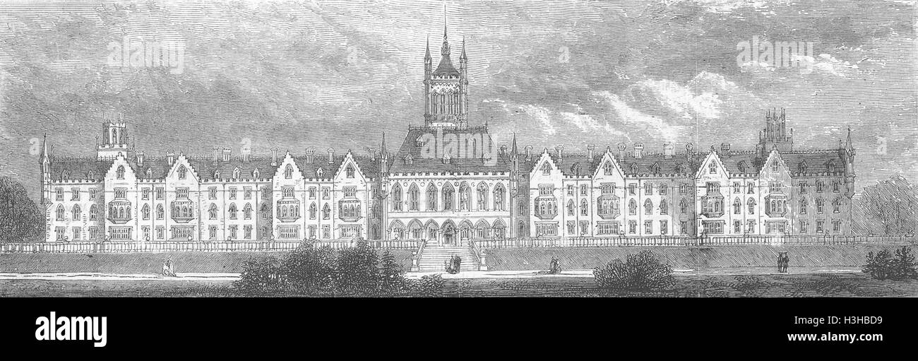 VIRGINIA WATER neue Sanatorium, Surrey 1877. Die Grafik Stockfoto