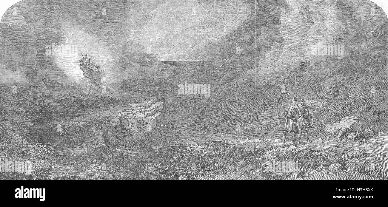 BILDENDEN Künste Macbeth 1851. Illustrierte London News Stockfoto