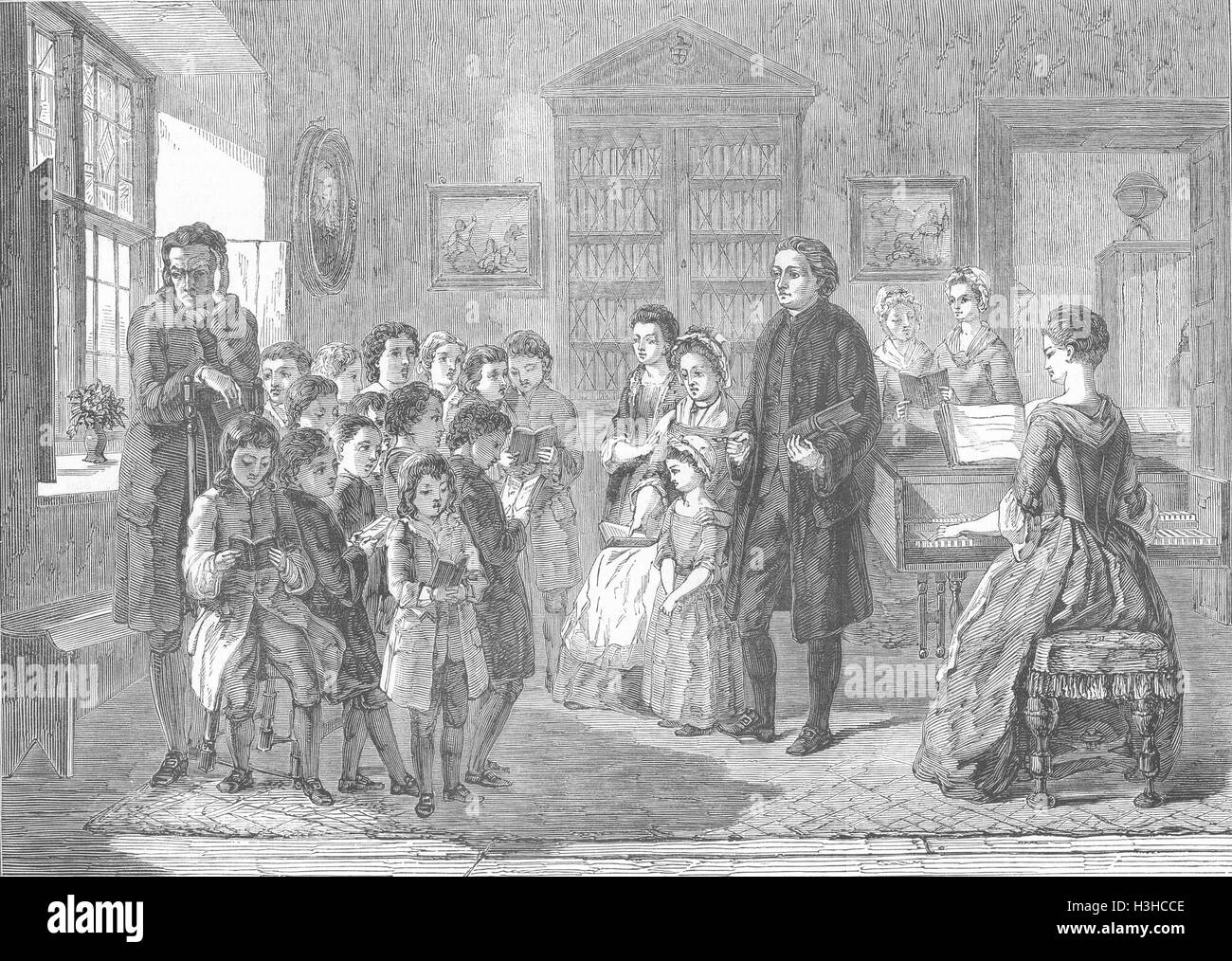 Musik Eugene Aram 1852. Illustrierte London News Stockfoto