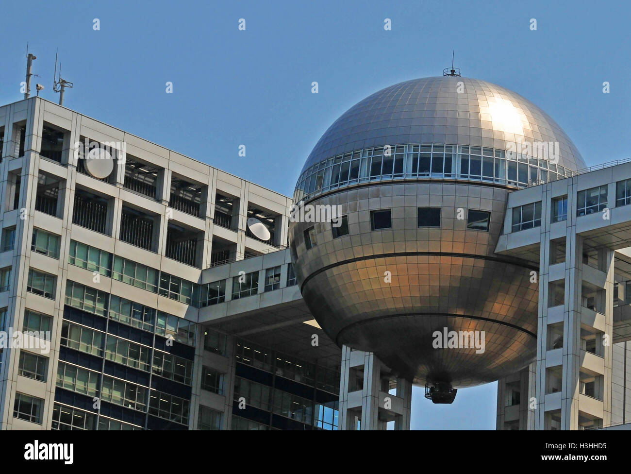 Fuji TV Hauptquartier in Tokio Japan Stockfoto