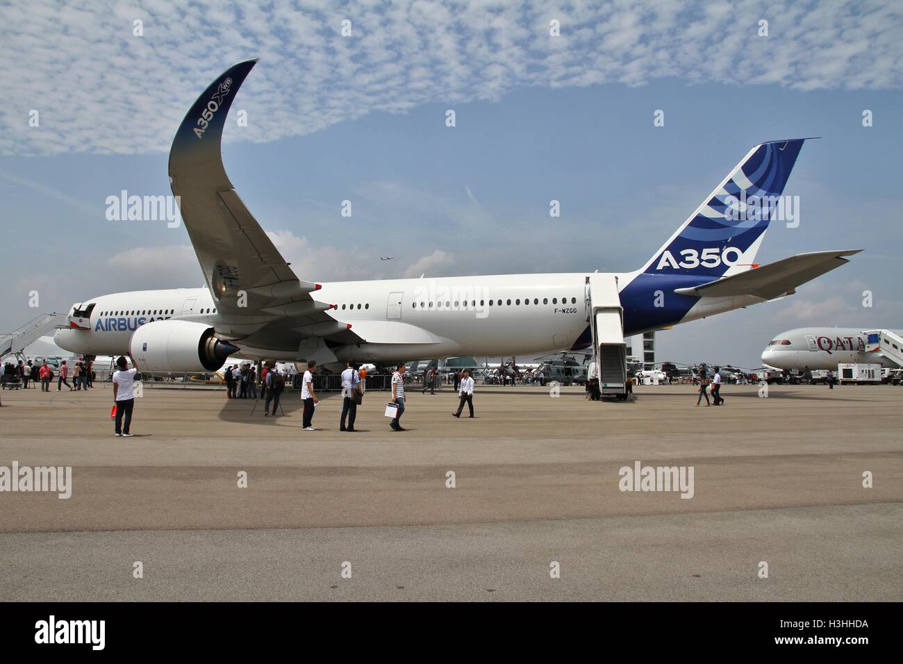 Airbus A350 XWB Stockfoto